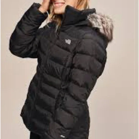 North Face Women's Gotham Black Puffer Jacket - Picture 2 of 5